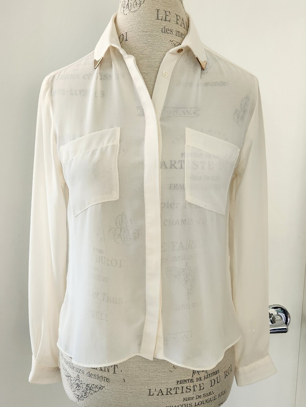 Sheer Cowboy Western Blouse